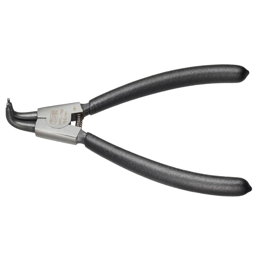 TONE Snap Ring Pliers, External, Bent Tip SRPS Series