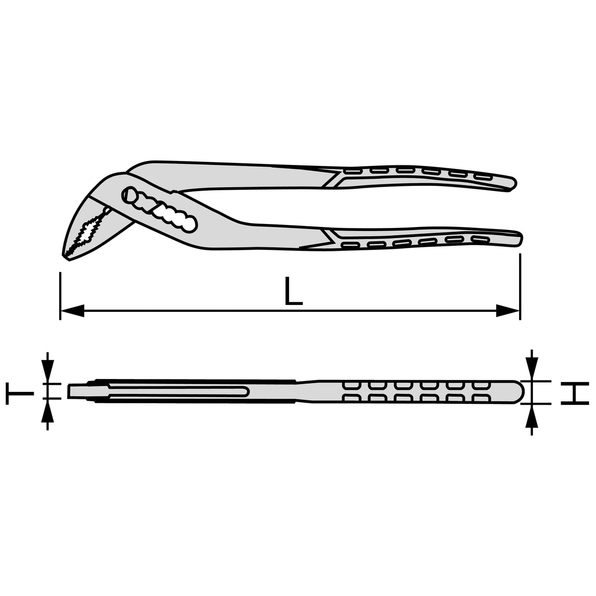 TONE Water Pump Pliers SWP-250