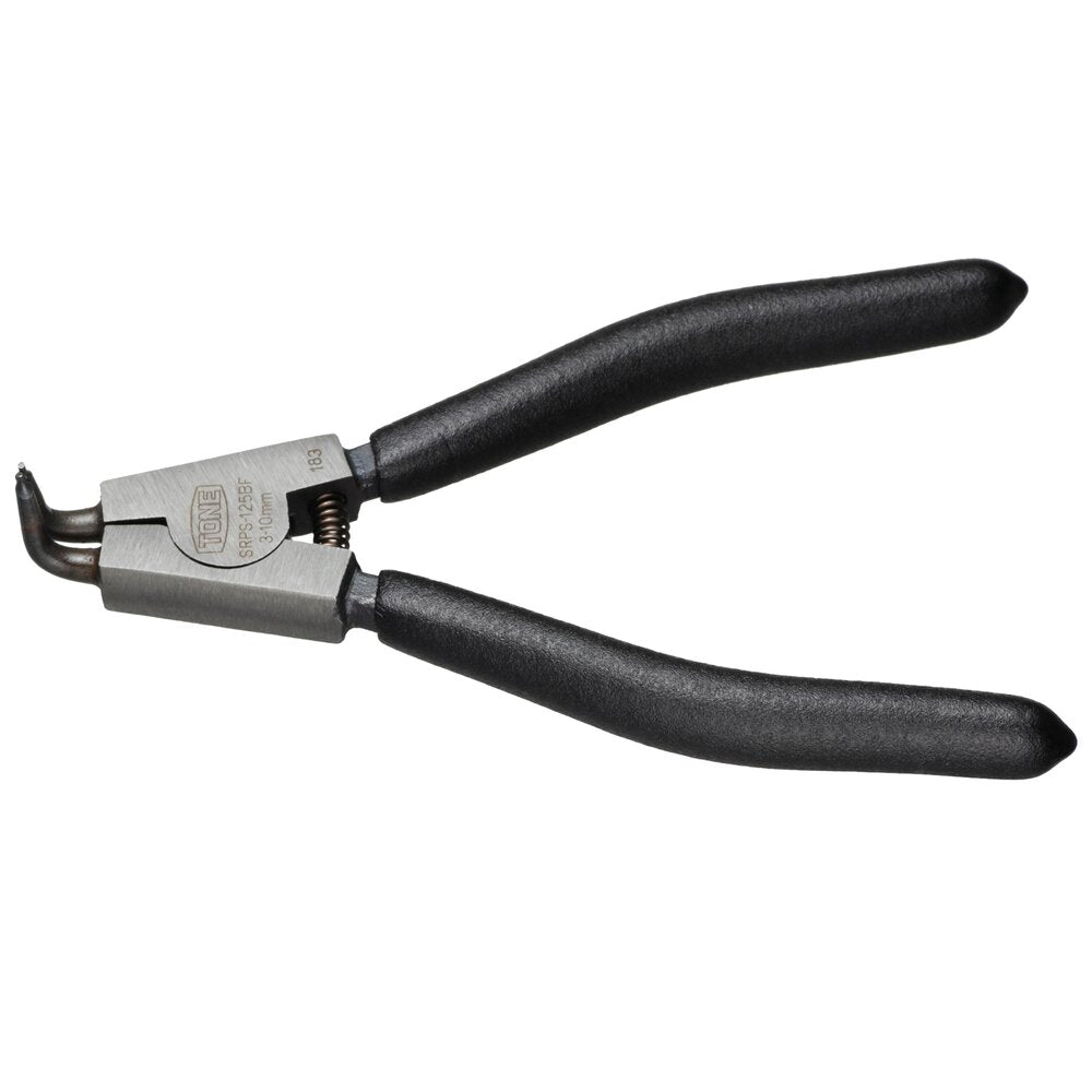 TONE Snap Ring Pliers, External, Bent Tip SRPS Series