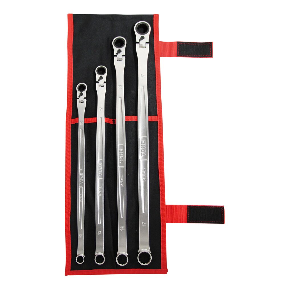 TONE Ratchet Ring Wrench Flex Head Set RMA400L