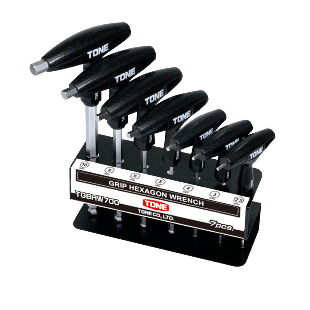 TONE Grip Ball Point Hexagon Wrench Set TGBHW700