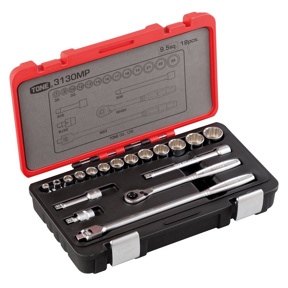 TONE Socket Wrench Set 3130MP