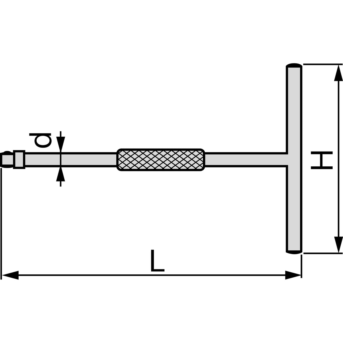 TONE 3/8" Drive Speed T-Handle 203