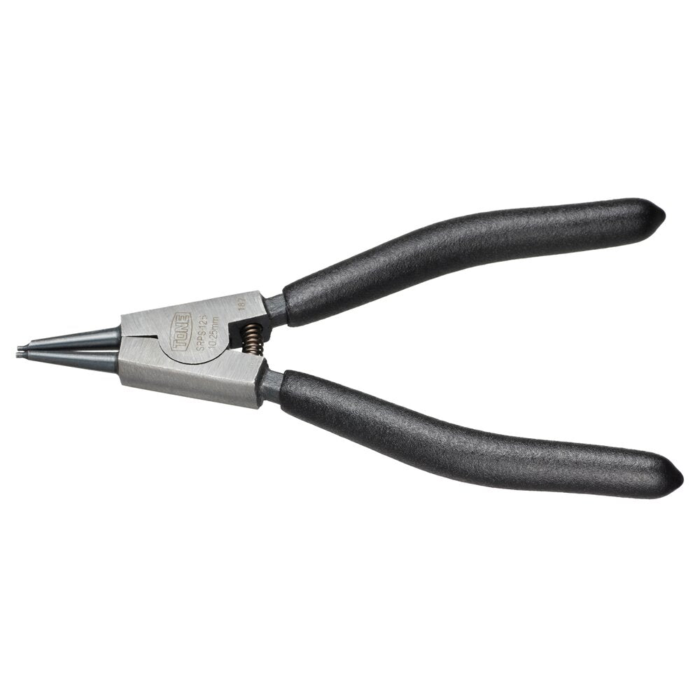 TONE Snap Ring Pliers, External, Straight Tip SRPS Series