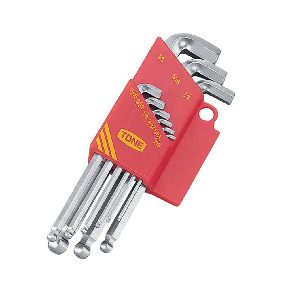 TONE Short Neck Ball Point Hex Key Wrench Set BSB900S