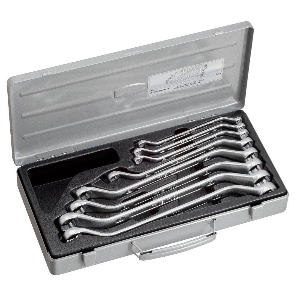TONE Offset Wrench Set, Long Type (45°) 2800M