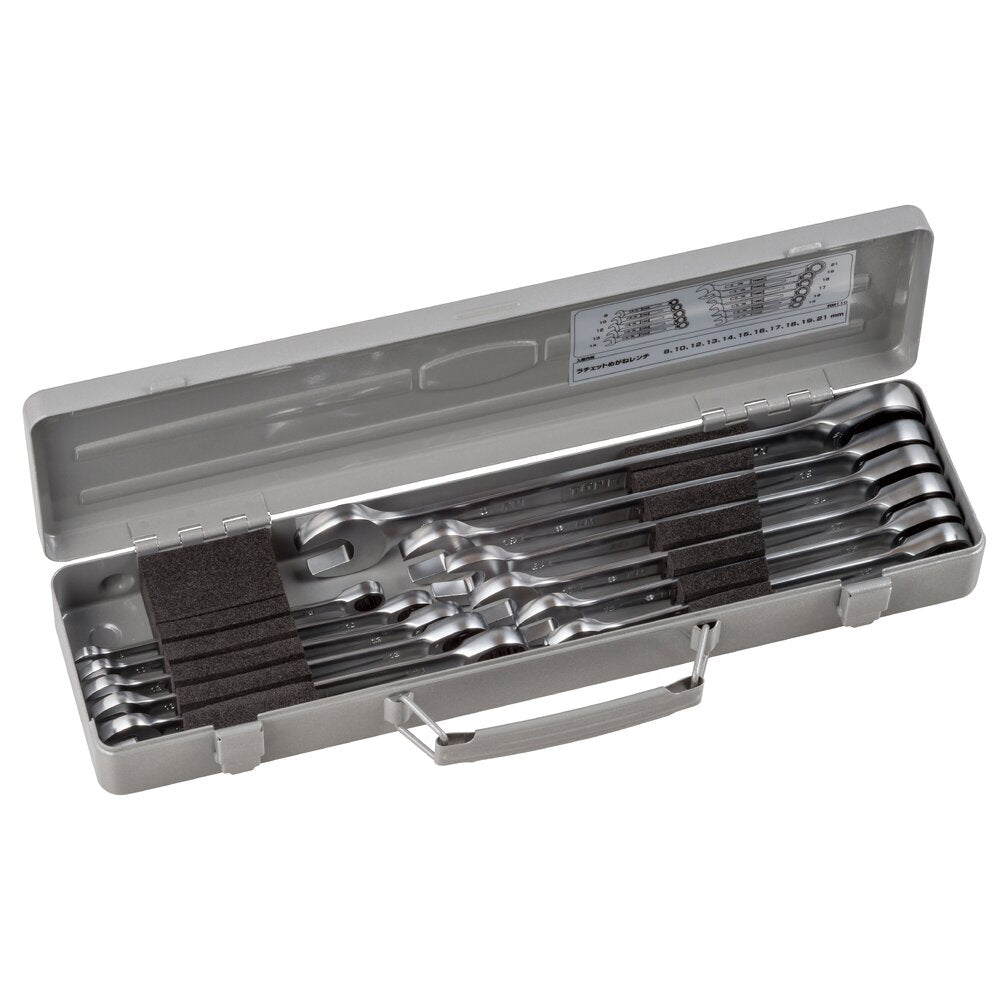 TONE Ratchet Ring Wrench Set, Standard RM110