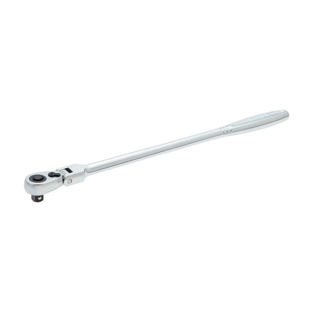 TONE 3/8" Drive Long Ratchet Handle, Flex Head (Socket Hold Type) RH3FHL