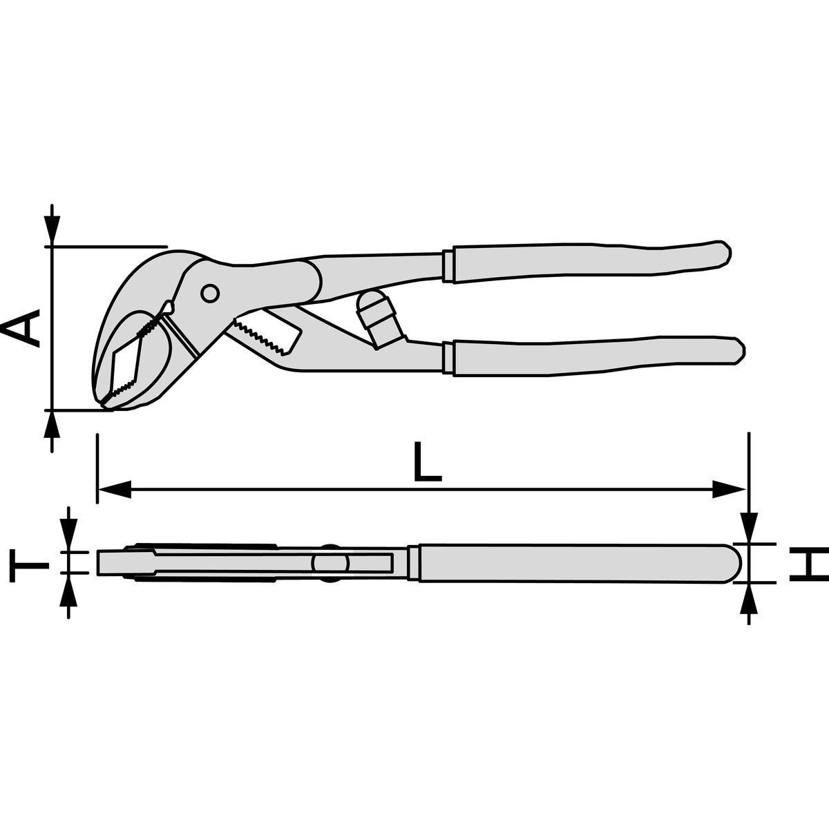 TONE Auto Water Pump Pliers AWP Series