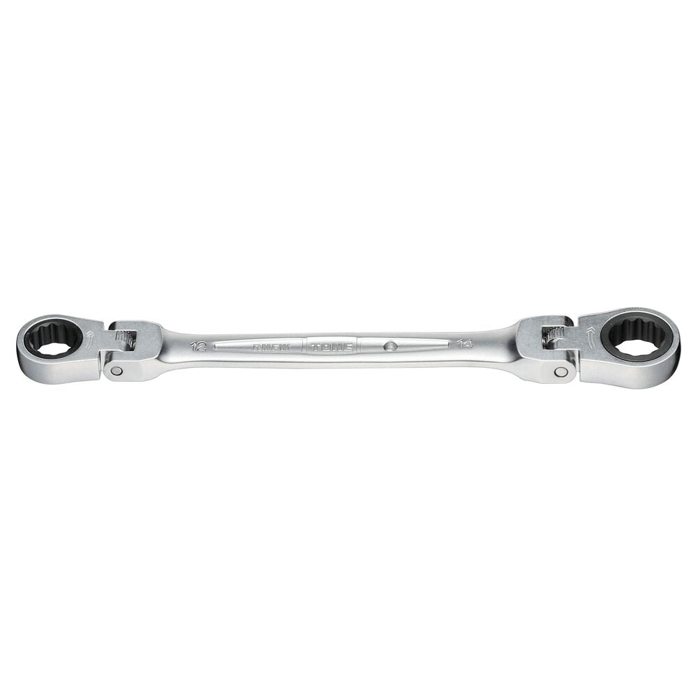 TONE Ratchet Ring Wrench, Flex Head RMFW Series
