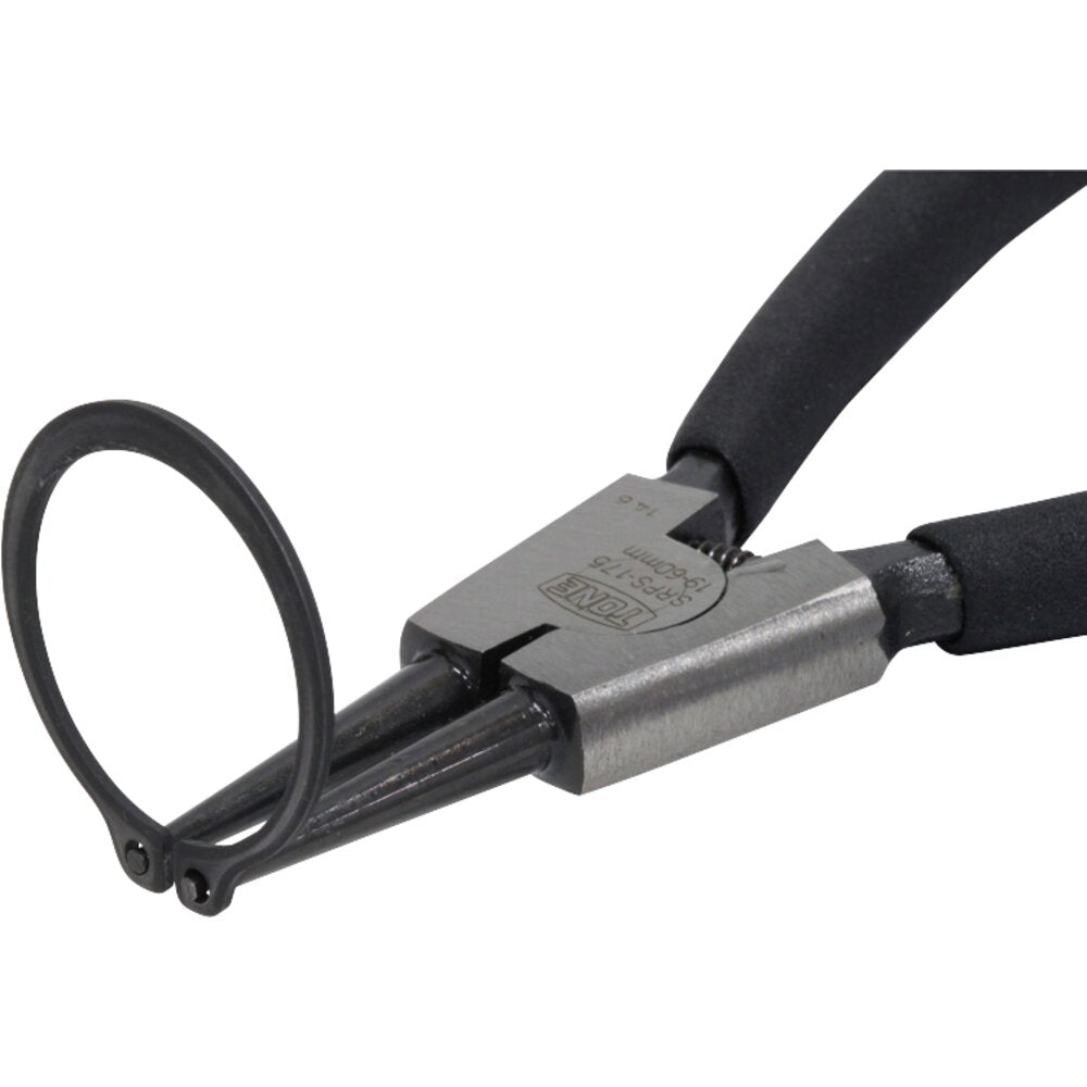 TONE Snap Ring Pliers, External, Straight Tip SRPS Series