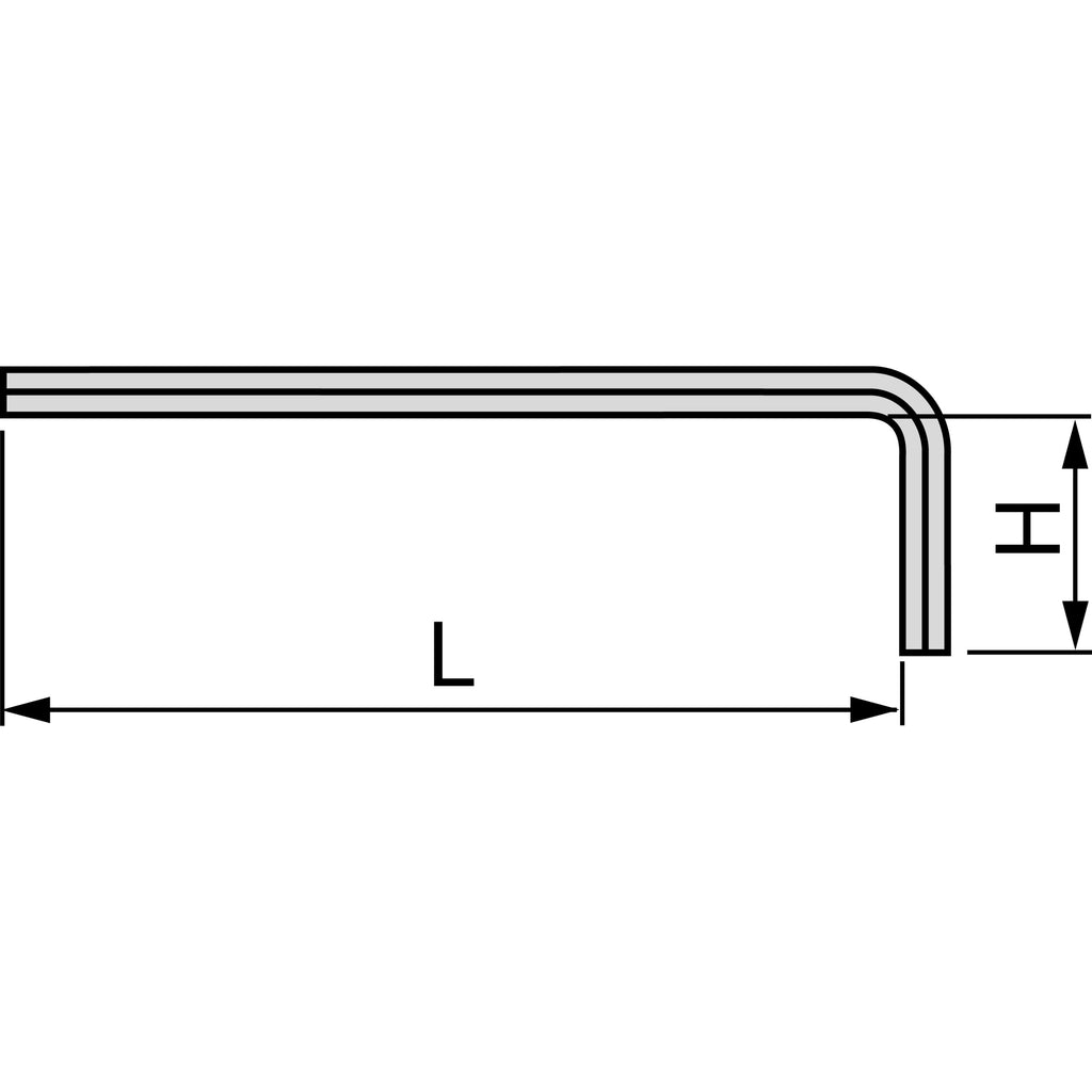 TONE Long Hex Key Wrench L-Type AL Series