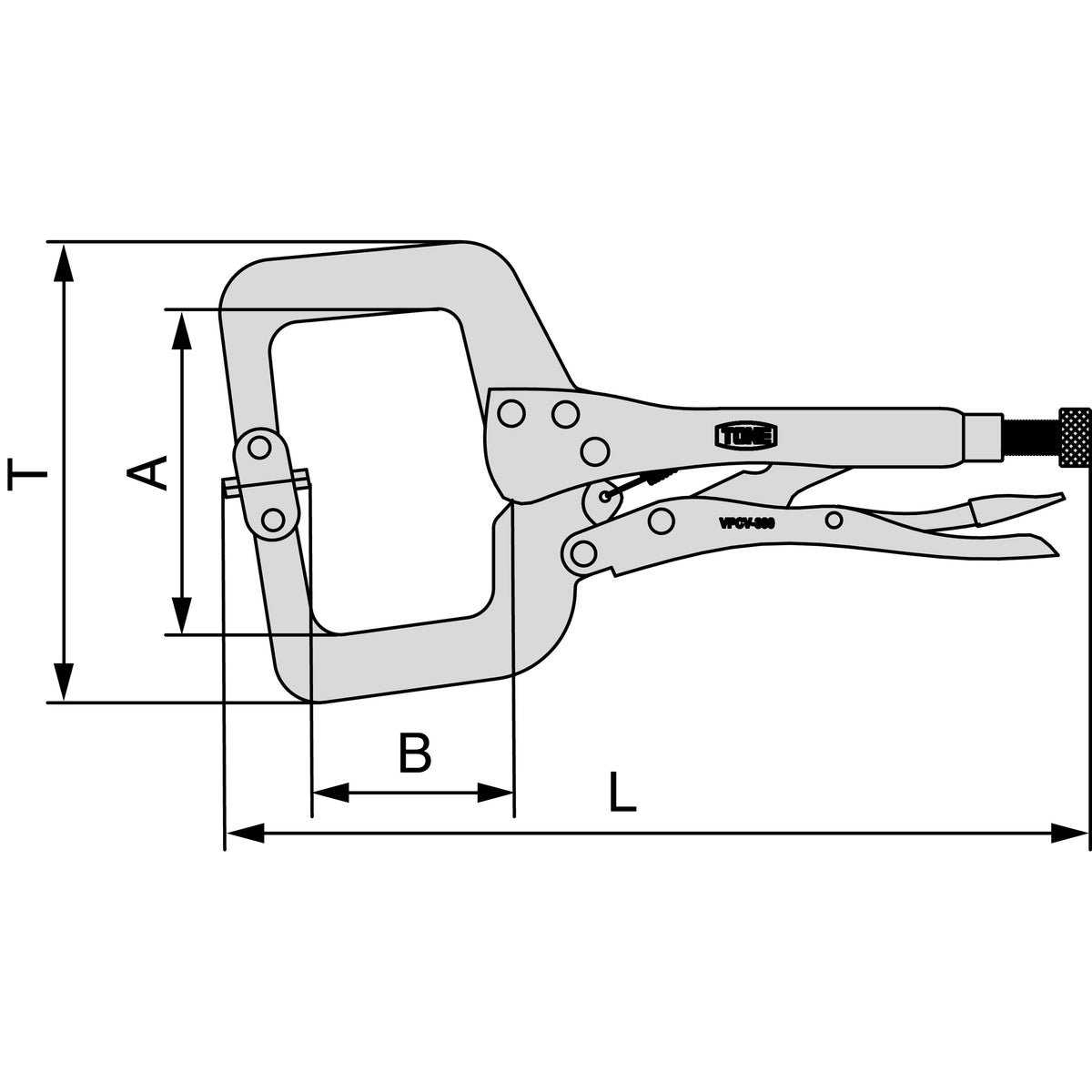 TONE Grip Pliers VPCV Series