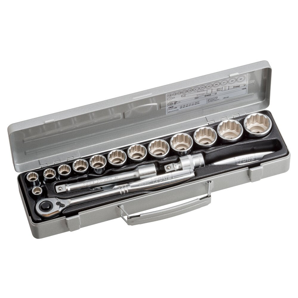 TONE 1/2" Drive Socket Wrench Set 760M
