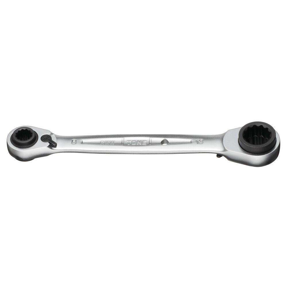 TONE Ratchet Ring Wrench, 4-Way RMW Series