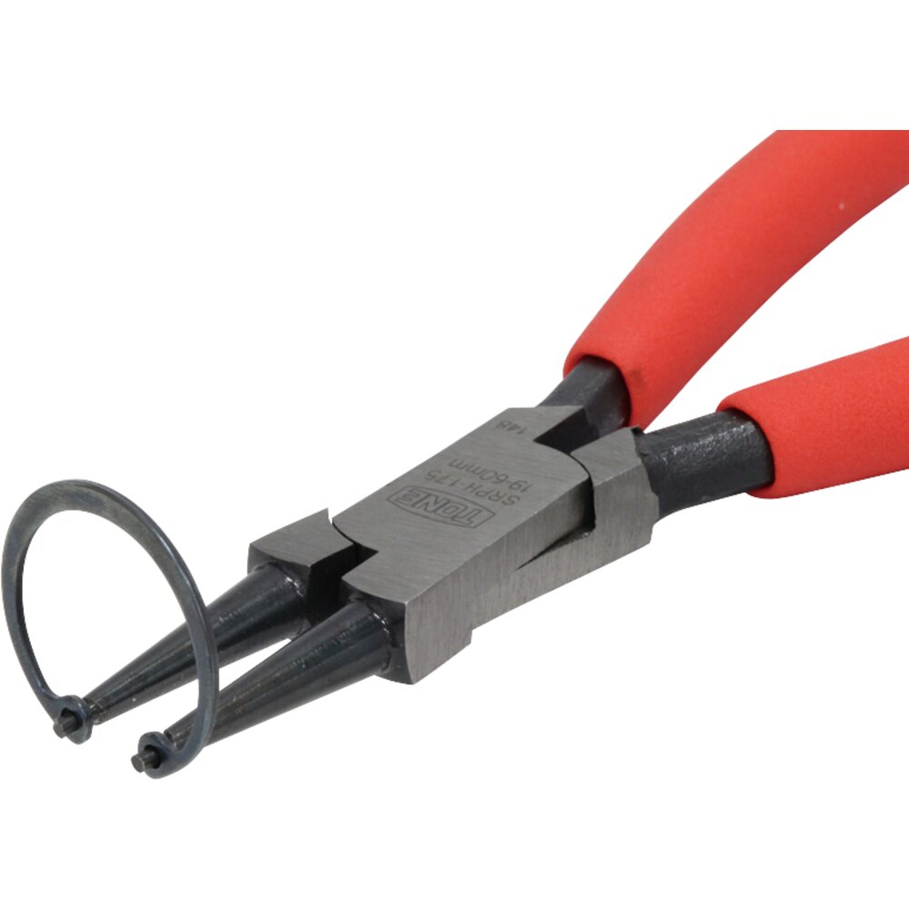 TONE Snap Ring Pliers, Internal, Straight Tip SRPH Series