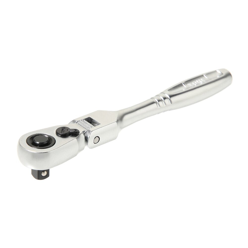 TONE 1/4" Drive Ratchet Handle, Flex Head (Socket Hold Type) RH2FH