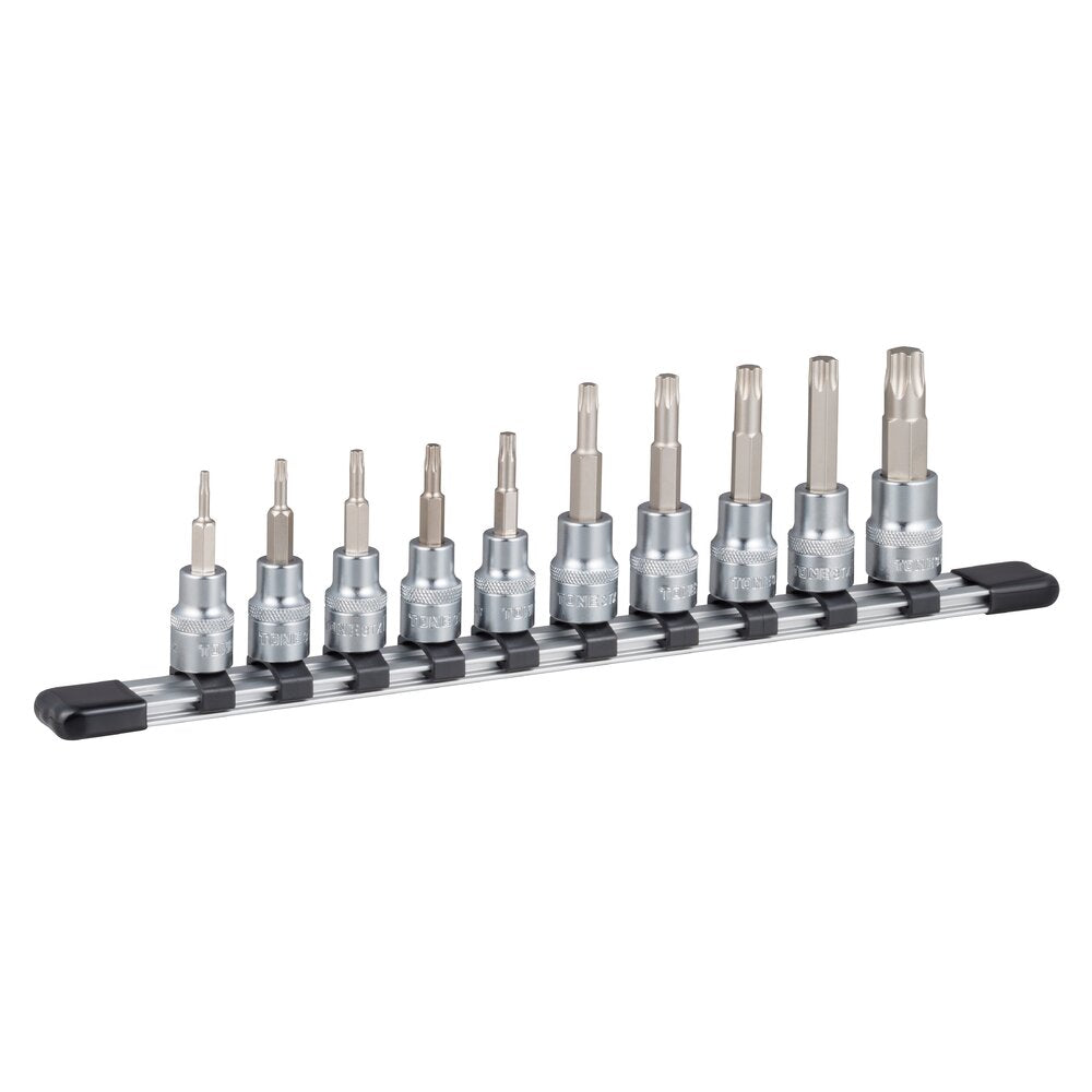TONE 3/8" Drive Torx Socket Set (Heavy Duty, with Socket Holder) HTX310
