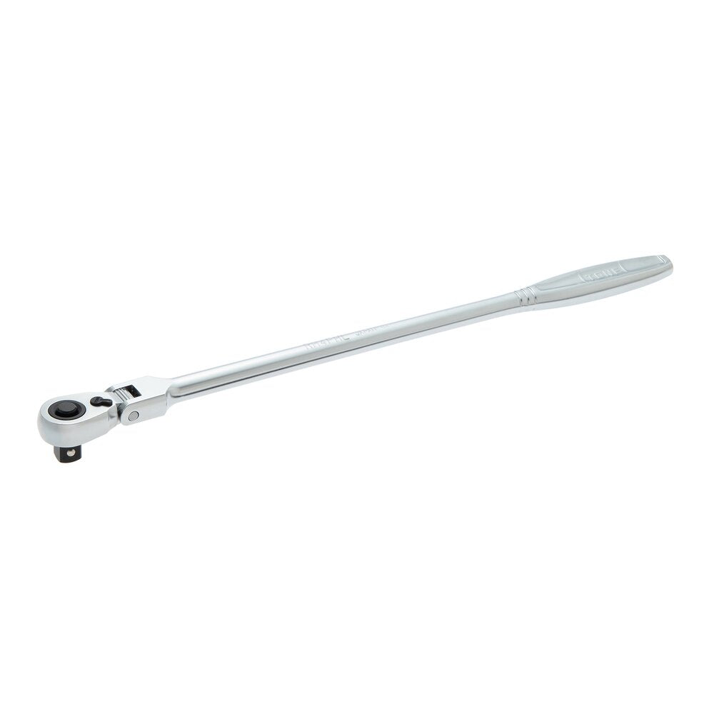 TONE 1/2" Drive Long Ratchet Handle, Flex Head (Socket Hold Type) RH4FHL