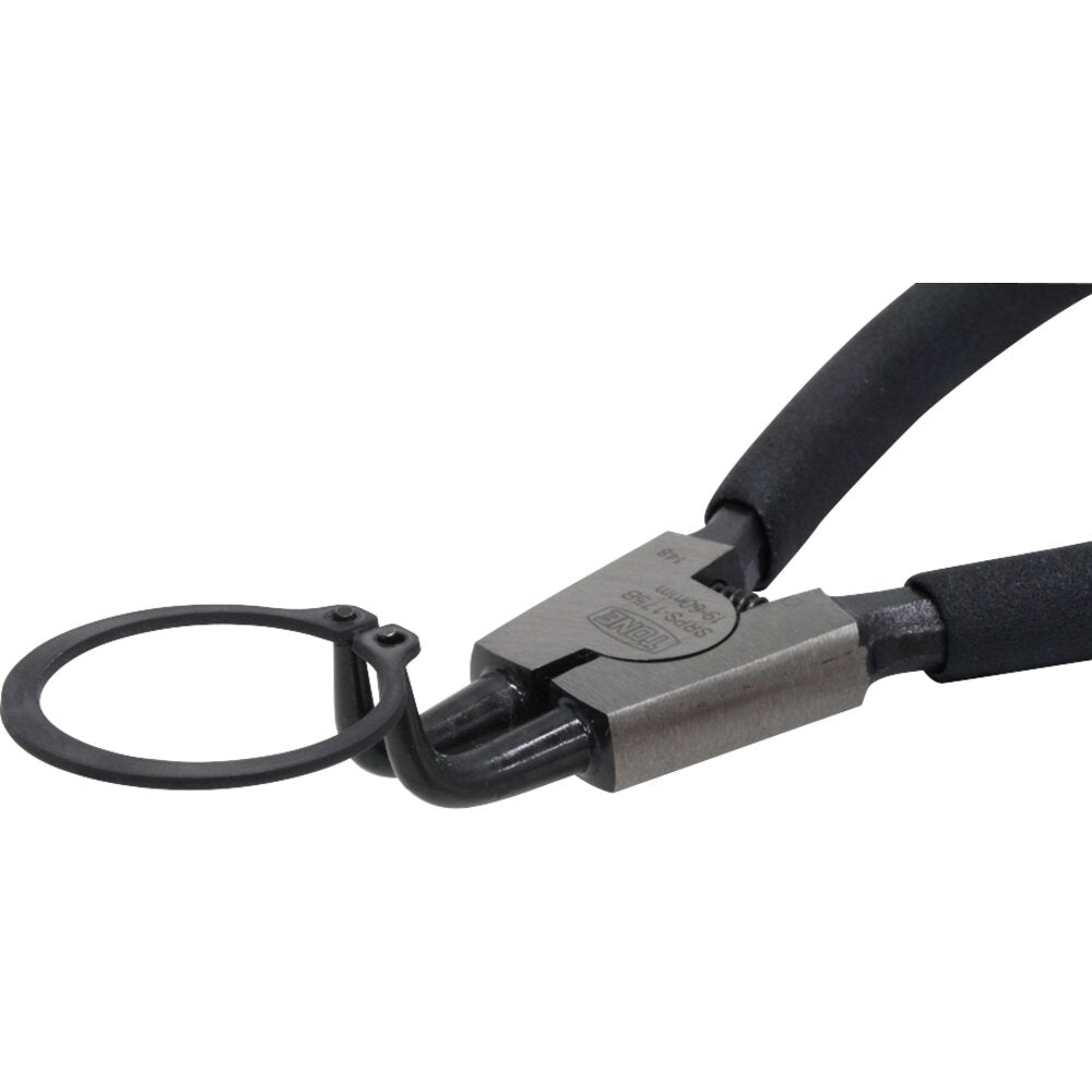 TONE Snap Ring Pliers, External, Bent Tip SRPS Series