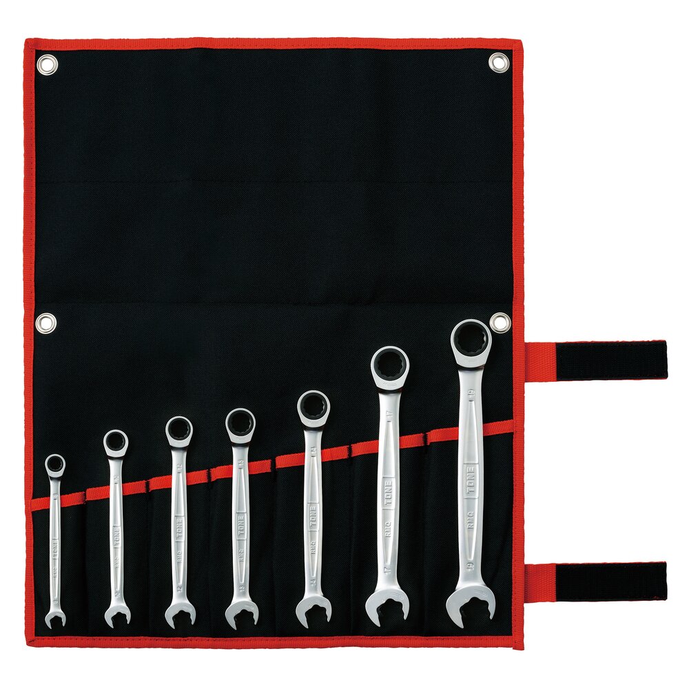TONE Ratchet Ring Wrench Set RMQ700