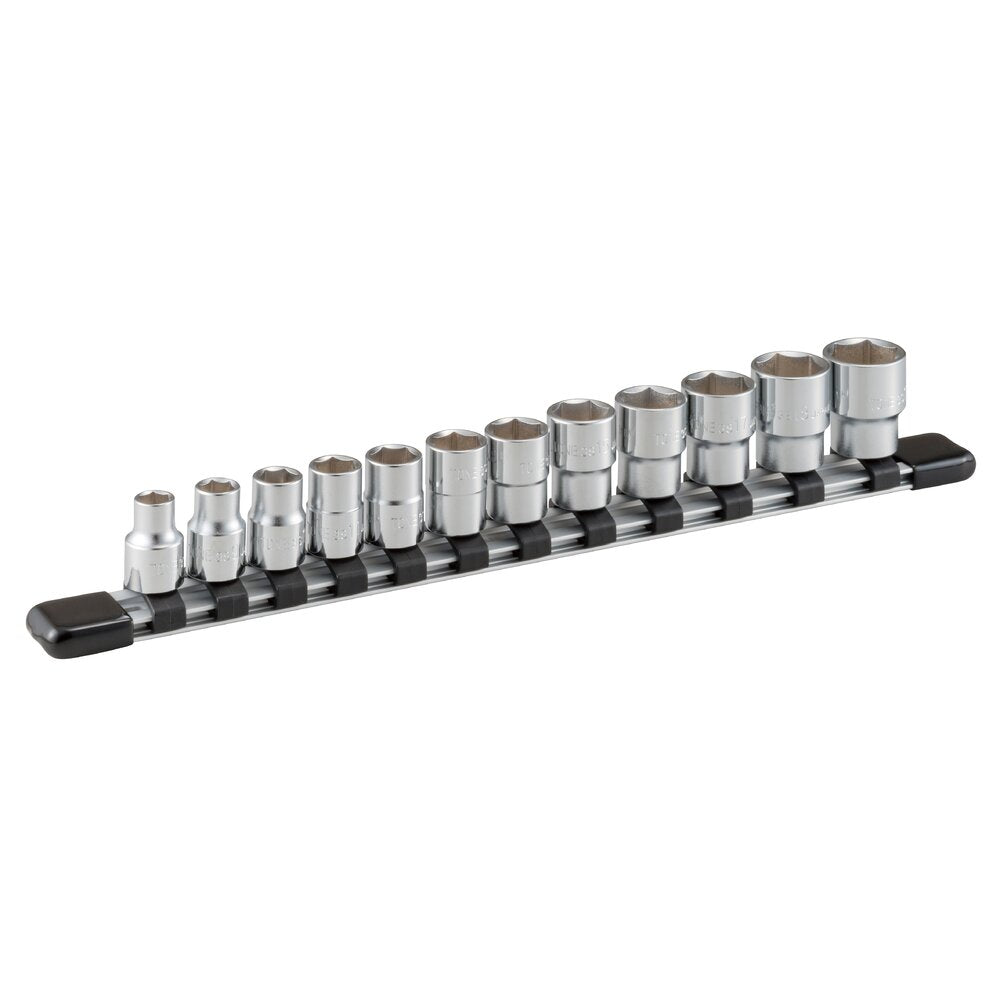 TONE Socket Set (6-Point, 3/8" Drive), with Socket Holder HS3 Series