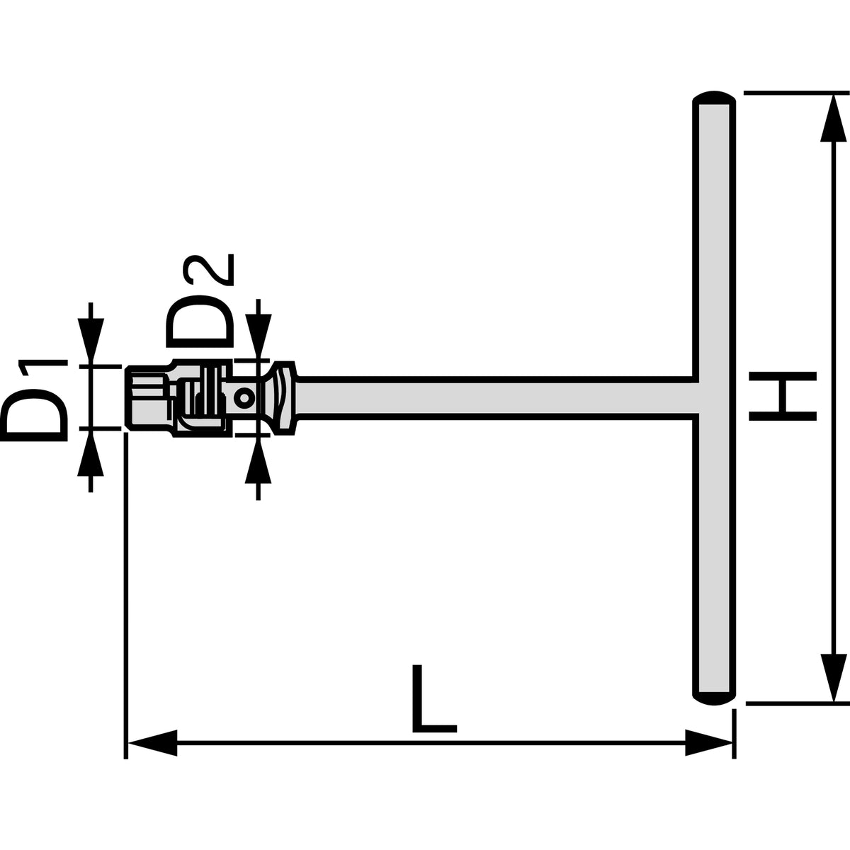 TONE T-Type Flex Wrench (6-Point) TF-K Series
