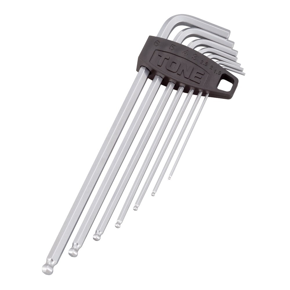 TONE Long Ball Point Hex Key Wrench Set L-Type BL700