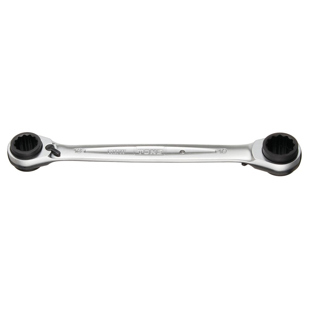 TONE Ratchet Ring Wrench, 4-Way RMW Series
