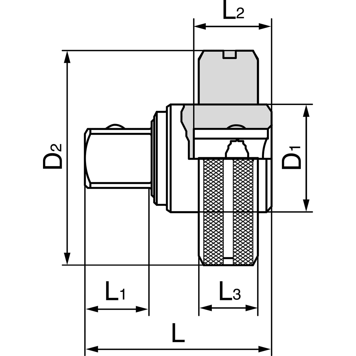 TONE 3/8" Drive Quick Adaptor QA-03