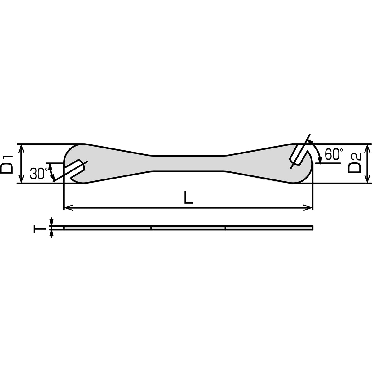 TONE Pedal Wrench CPW-15L
