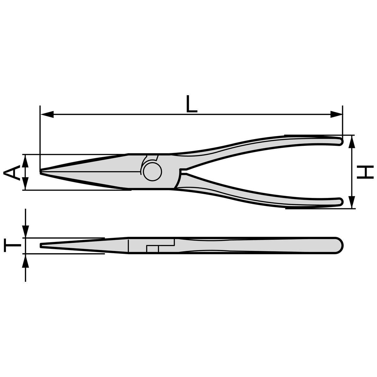 TONE Stainless Steel Needle Nose Pliers SRP-150