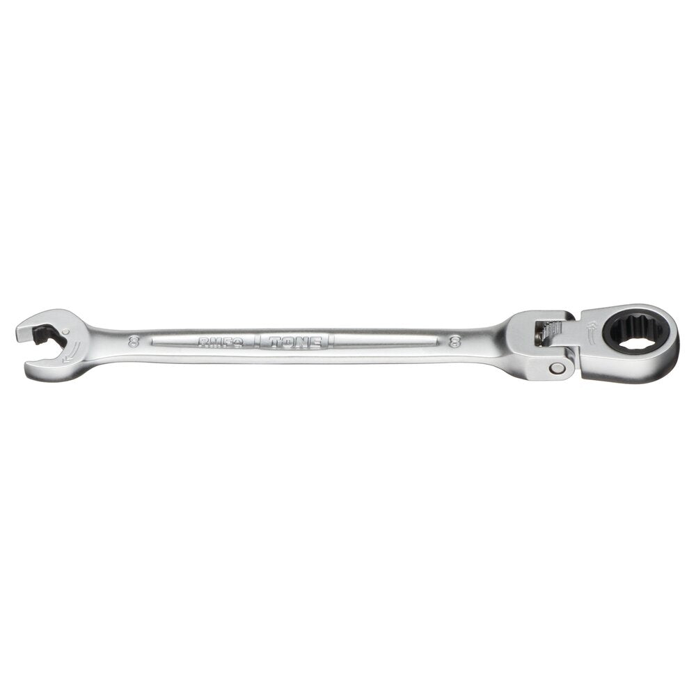 TONE Ratchet Ring Wrench, Ratcheting Spanner Head, Flex Head RMFQ Series