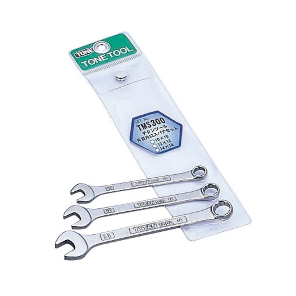 TONE Titanium Combination Wrench Set TMS300