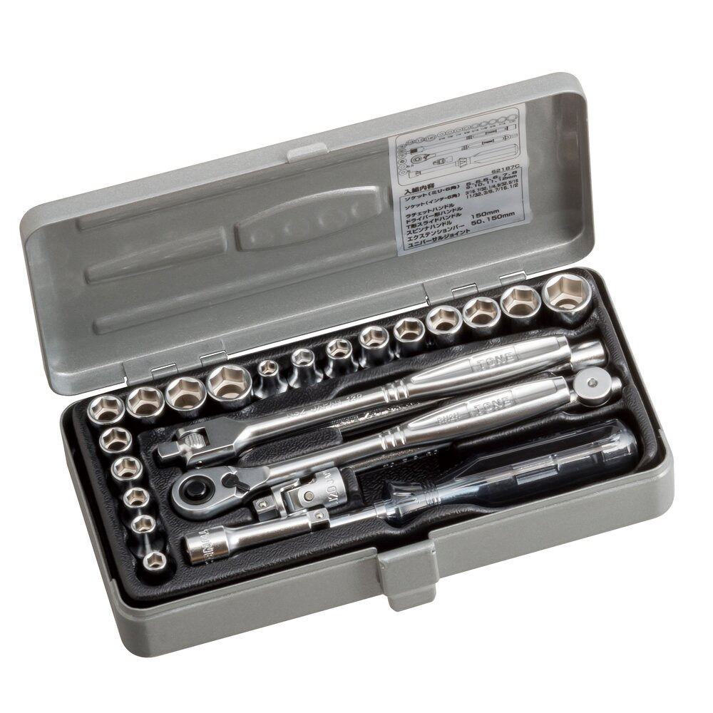 TONE Socket Wrench Set S2187C