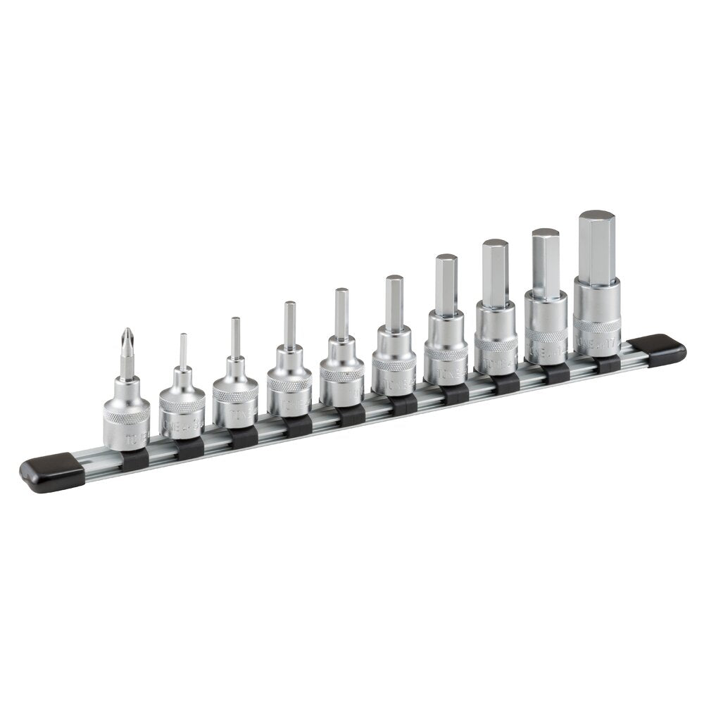 TONE 1/2" Drive Hexagon Socket Set (with Socket Holder) HH410