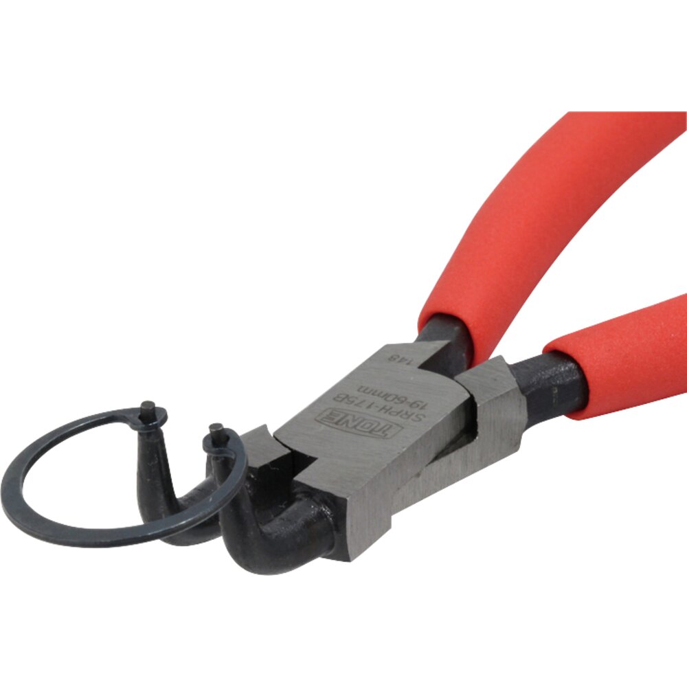 TONE Snap Ring Pliers, Internal, Bent Tip SRPH Series