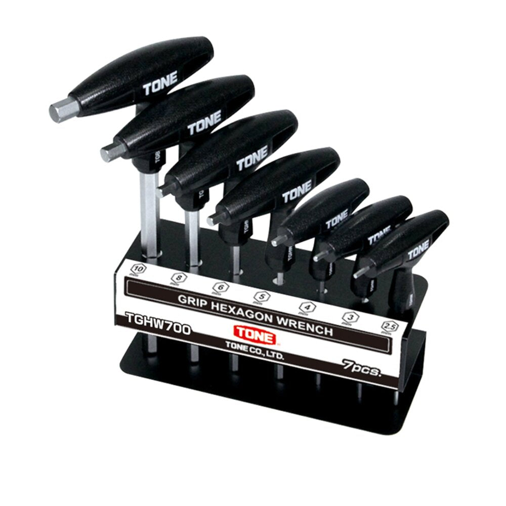 TONE Grip Hexagon Wrench Set TGHW700