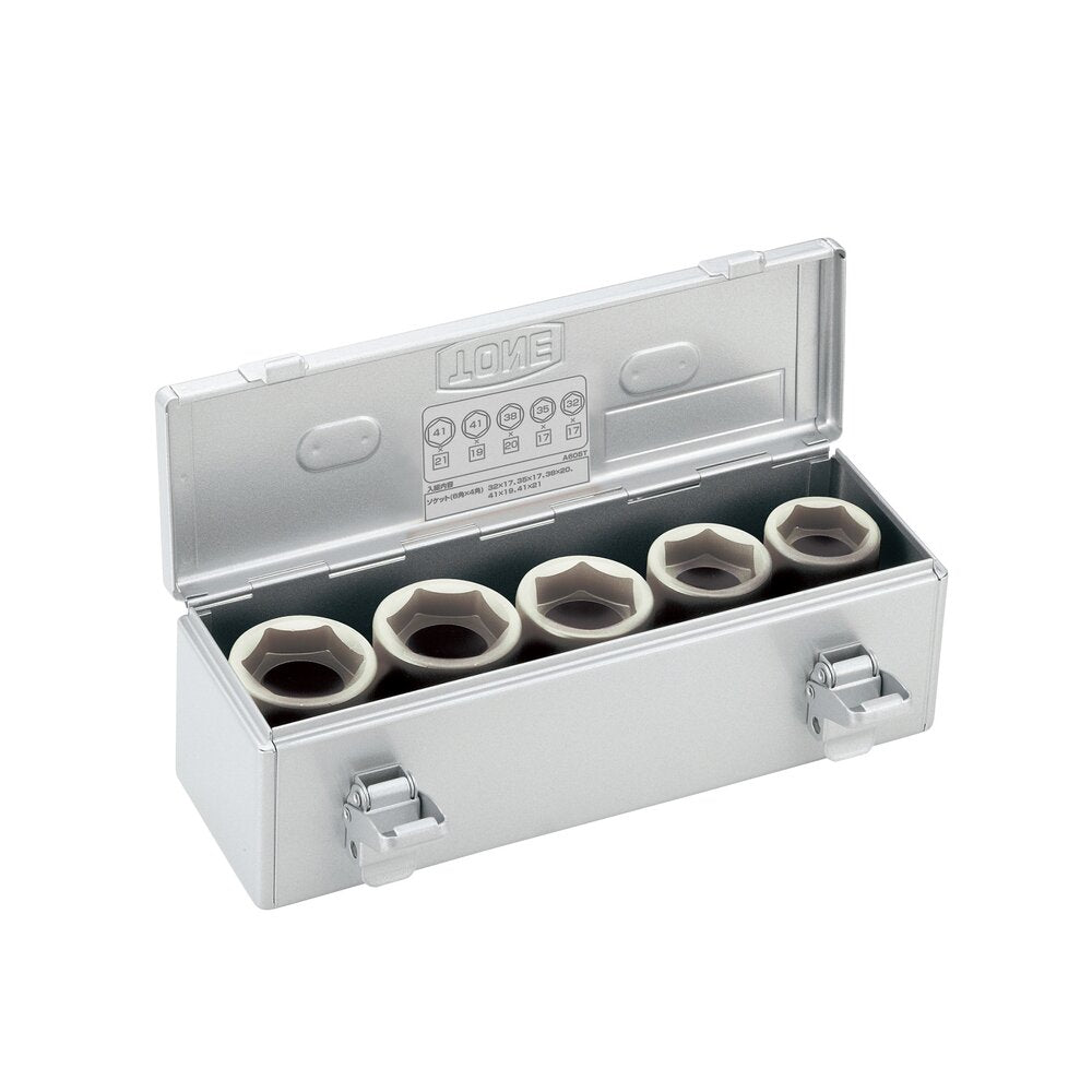 TONE 3/4" Drive Dual Opening Impact Socket Set (for Truck Wheel) A605T