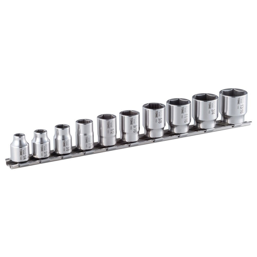 TONE Stainless Steel Socket Set SHSB310