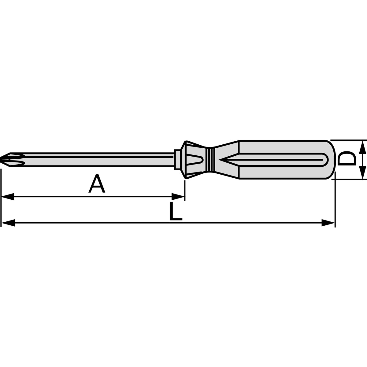 TONE Screwdriver (Through Type) KPD Series