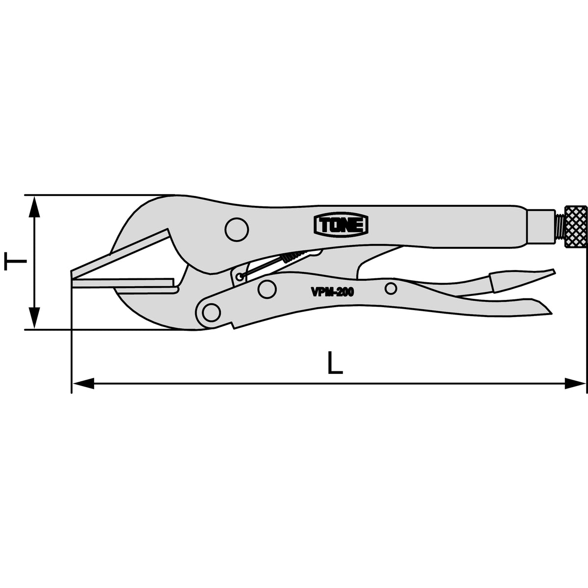 TONE Grip Pliers VPM-200