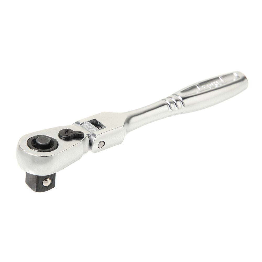 TONE 3/8" Drive Ratchet Handle, Compact Flex Head (Socket Hold Type) RH3FCH