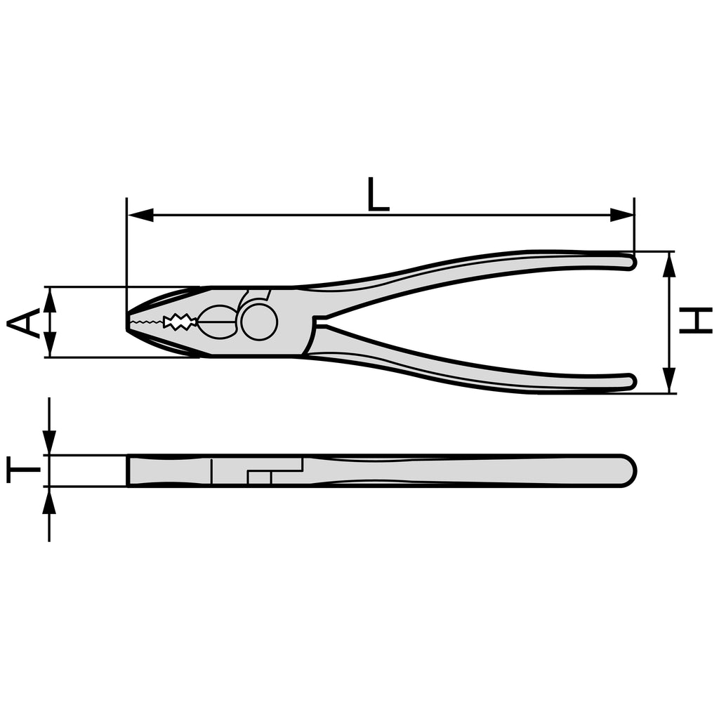 TONE Stainless Steel Linemen Pliers SCT-175