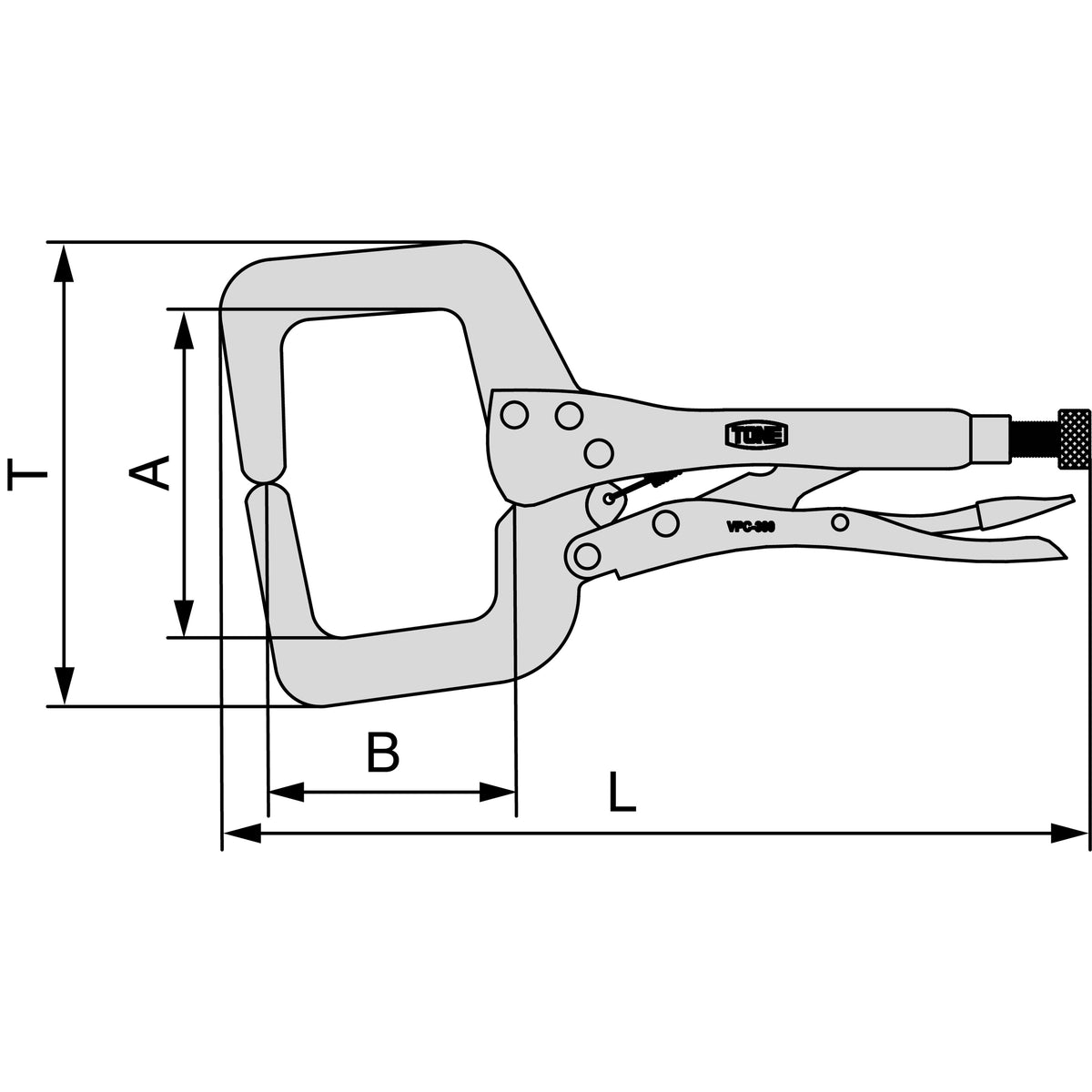 TONE Grip Pliers VPC Series