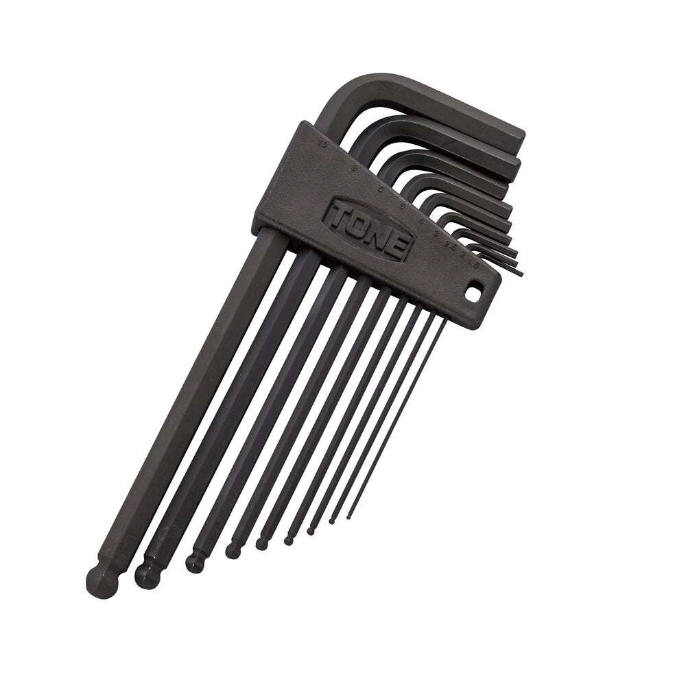 TONE Long Ball Point Hex Key Wrench Set BPL900