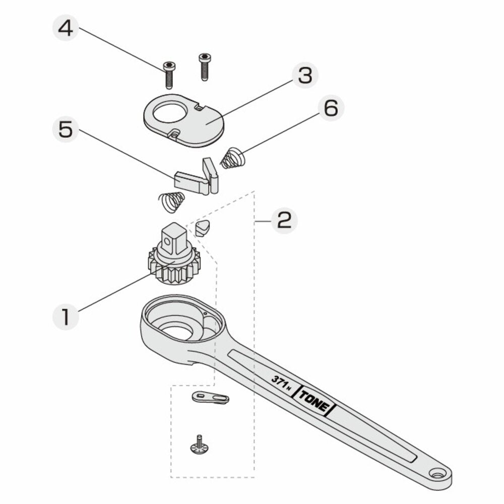 TONE Repair Kit RK-371N