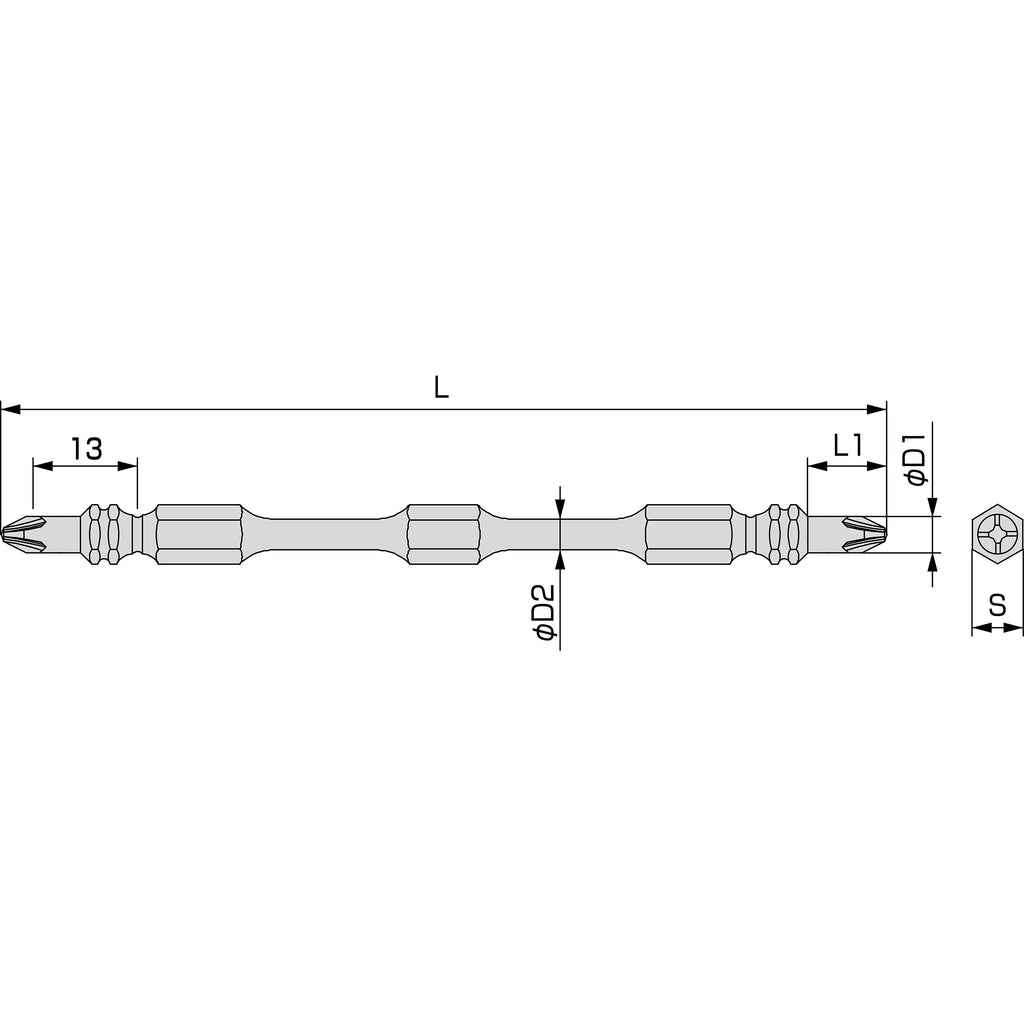 TONE Torsion Bit (Slender-Type) TBT2110S