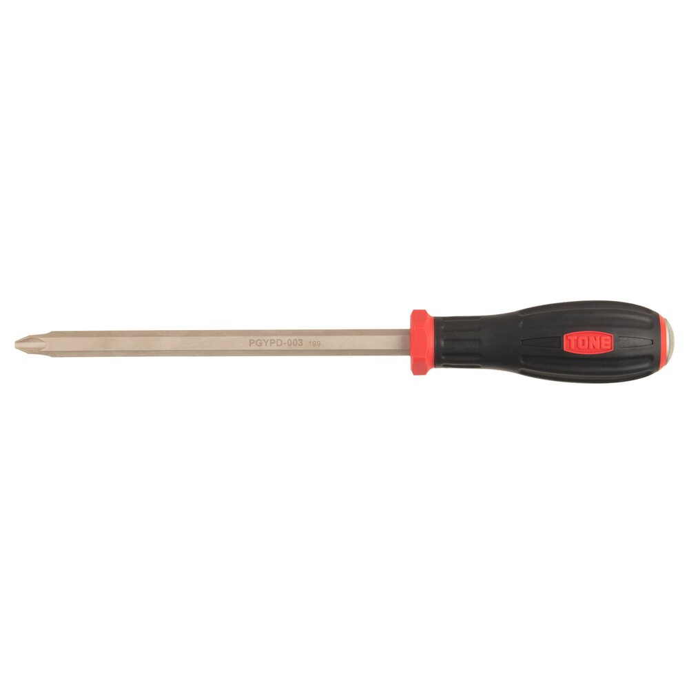 TONE Power Grip Heavy Duty Screwdriver (Through Type) PGYPD-003