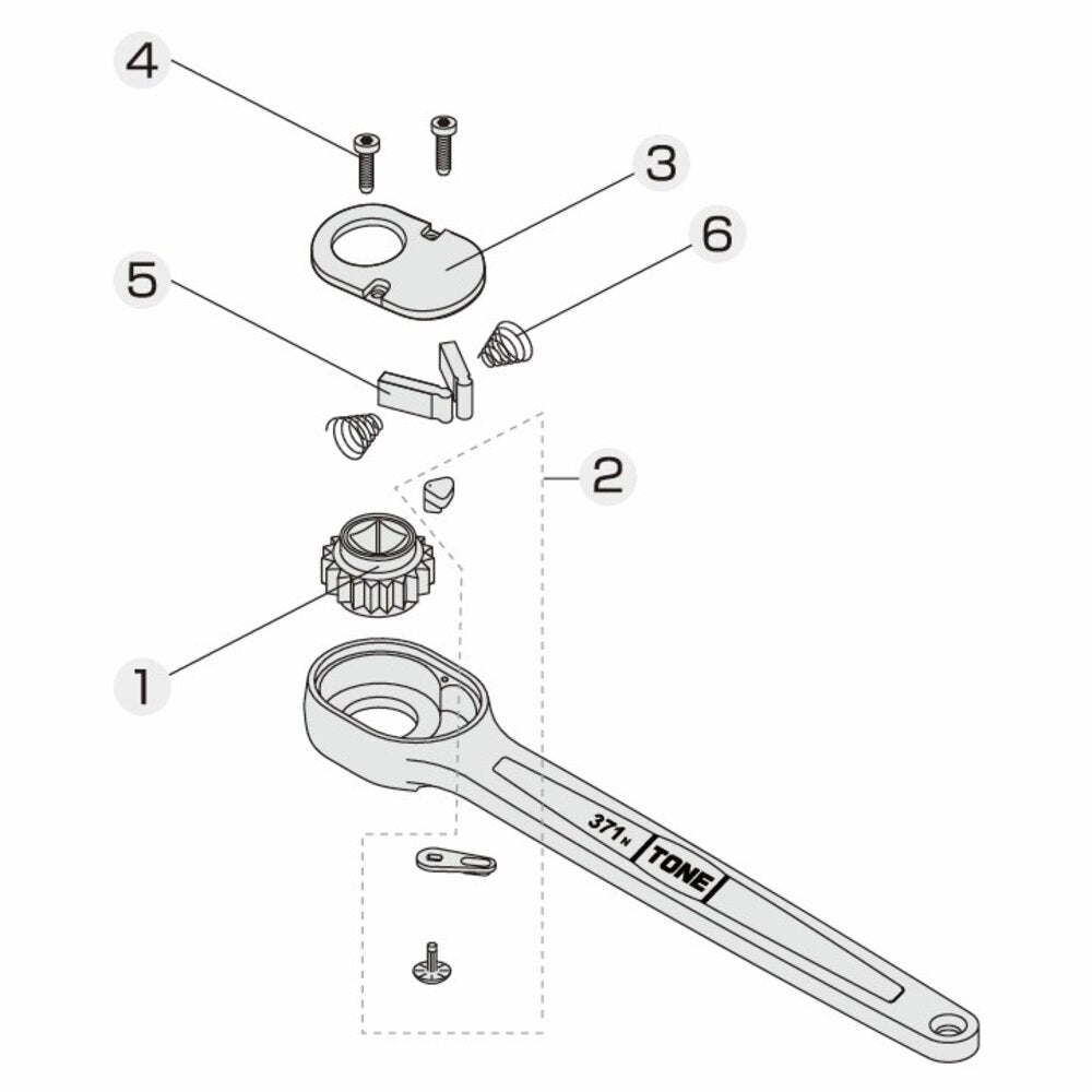 TONE Repair Kit RK-371BN